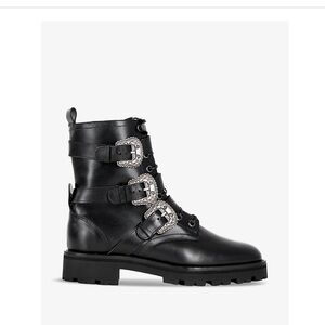 NWT The Kooples Black Leather Boots